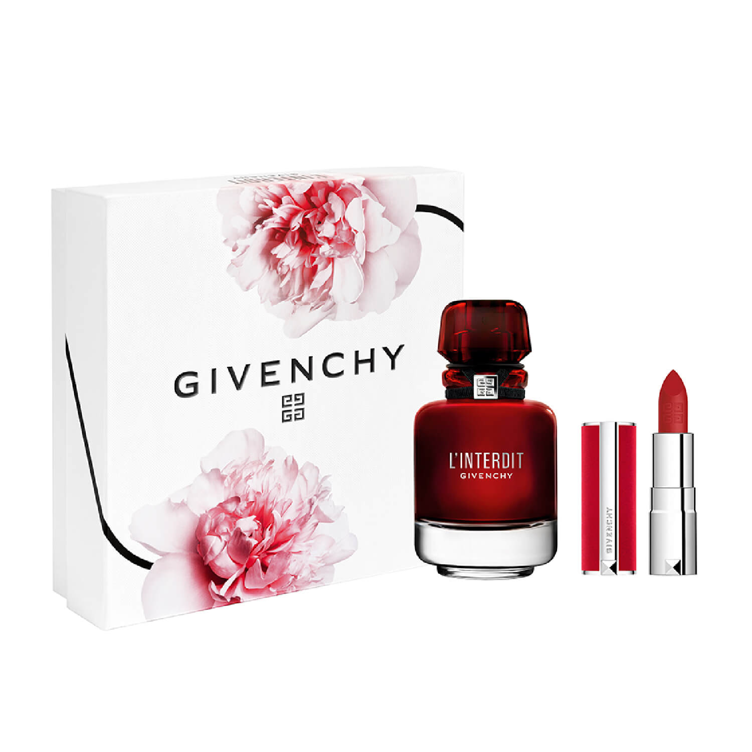 L'INTERDIT EAU DE PARFUM ROUGE + LABIAL MINI